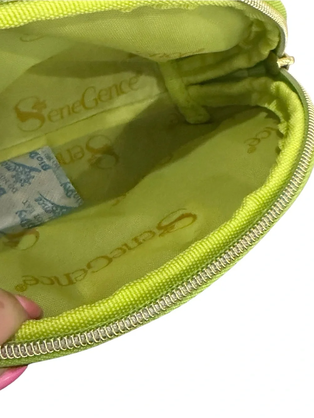 SeneGence Makeup Bag Bundle White Glitter, Rainbow, Gold Lips & Multicolor Bag